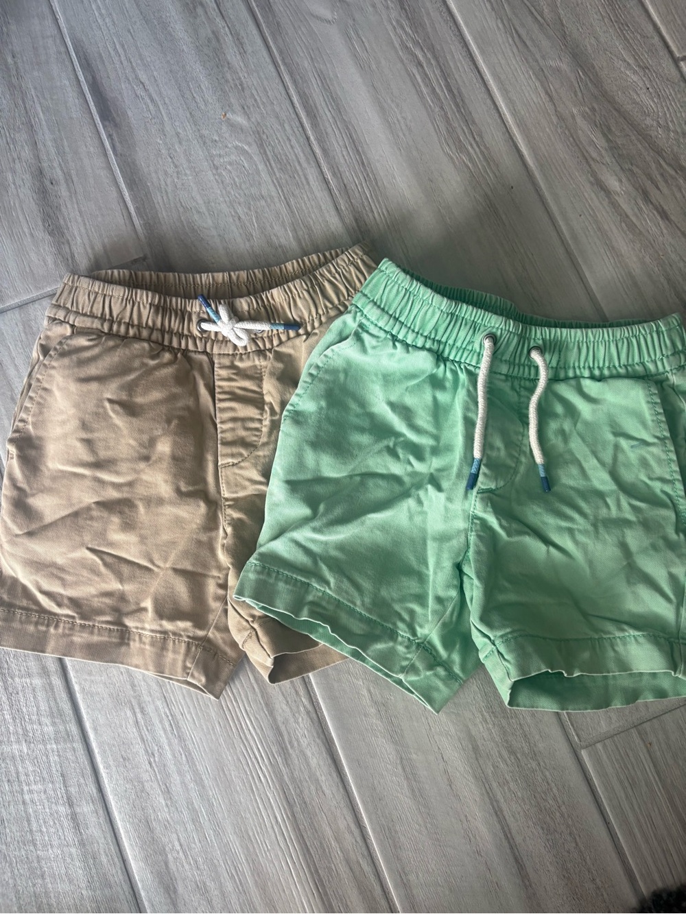 GAP Kids Light Mint Elastic Waist Shorts